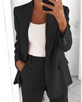 Alexes - Damenanzug mit Blazer und Hose in Schwarz