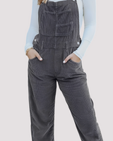Sophie - Lässiger, locker sitzender Jeans-Jumpsuit für Damen in Grau