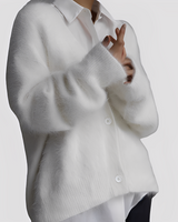 Lavena - Bequemer Pullover in Weiß