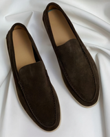 Herren Loafers | Klassische Slipper | Weiches Obermaterial & Komfort-Sohle in Braun