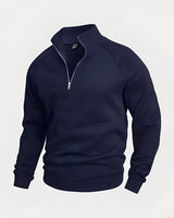 Wiley - Komfortables Herren-Sweatshirt mit Zipper in Blau
