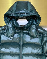 Ushir | Warme Herren-Pufferjacke für den Winter in Grün
