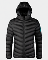 Jaxton - Gefütterte Winterjacke für Männer in Schwarz