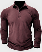 Loreno™ | Polo aus hochwertiger Baumwolle, frisch und bequem in Bordeaux