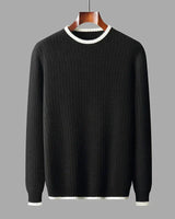 Elmar – Pullover für den modernen Gentleman in Schwarz