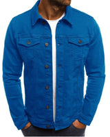 Casual Herren Denim Jacke - Mason in Blau
