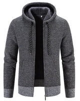 Alarik - Strickjacke für Männer in Grau