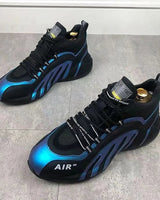 Berrington – Klobige Schnür-Turnschuh in Blau