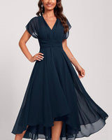 Nathalie | Zeitloses Damenkleid in Blau