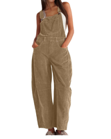 ETHEL™ – Schicker weiter Bein Overall in Braun