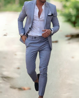 Danilo™ - Eleganter Herren Anzug (Sakko+Hose) in Grau (ausverkauft)