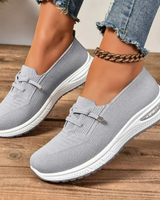 Amaryllis - gepolsterte orthopädische Slipper in Grau