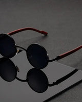 LunaShade – Runde Sonnenbrille in Schwarz