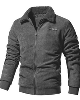 James - Warme und vielseitige fleecejacke für herren in Schwarz