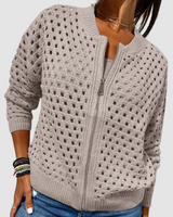 Desiree™ Luxuriöser Strickcardigan in Khaki