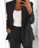Monique™ | Zweiteiliger Damenanzug in Schwarz