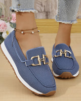 Monica – Loafer für Damen – Lässig und schlicht in Blau