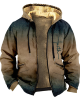 Mervin - Farbige und kuschelige Hoodies für Herren in Grün