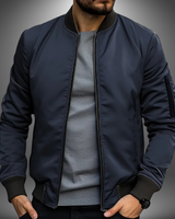 Quanor - taillierte Leichtjacke in Blau