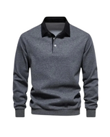 Farouk - Polo Hemd Für Stilvolle Lagenlooks in Grau
