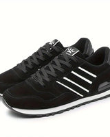 Maike | Klassische Herrensneaker – Stil trifft Komfort in Schwarz