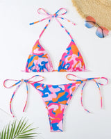 Ocean Chic - Bikini-Set mit brasilianischem Halfter in Rosa