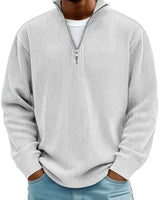 Mazur | Stilvoller, lässiger Pullover in weiß