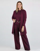 Aurelia | Elegantes 3-teiliges Set in Burgund