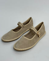 Friulane mit Riemen in Beige