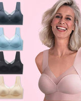 Charmante drahtlose Push-Up-BHs 1+1 GRATIS in Beige (2 Stück)
