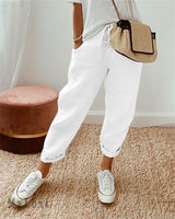 Damen Relaxed Fit Hose in Weiß
