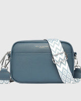 Giulia™ | Leder Schultertasche in Blau
