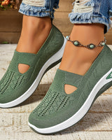 Yalia - Gepolsterte Walkingschuhe in Grün
