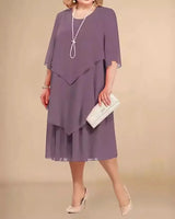Blaire | Asymmetrisch Kleid in Hell Lila
