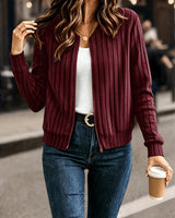 Nalia – Strickjacke Mit Einem Ärmel in Rot