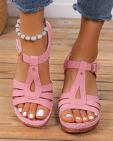 Bridget | Blockabsatz Atmungsaktiv Sandalen in Rosa
