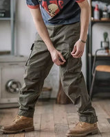 Porter - Technische Cargohose in Grün