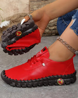 Hilga – Turnschuh Mit Schnürung Und Flexibler Sohle in Rot