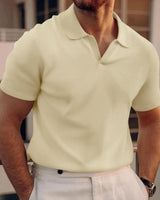 Ollie - Lässiges Waffel-Poloshirt für Herren in Khaki