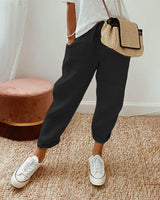 Agatha | Casual & Elegante Hose in Schwarz