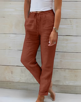 Marcy - Schicke Sommerhose für Damen in Rot