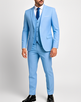 Juliane - Eleganter dreiteiliger Herrenanzug in Hellblau