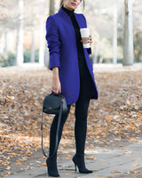 Jazmin - Bequemer Blazer in Blau