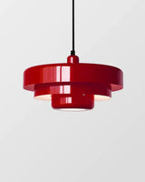 Vintage LED Hängeleuchte - TimelessGlow in Rot