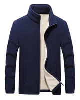 MEIKE - Fleecejacke in Navy