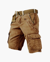 Danny | 6-Taschen Cargo Shorts in Karamell