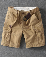 Lorthan - atmungsaktive Cargoshorts in Beige