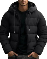 Theon | Warm Winterjacke für Männer in Schwarz