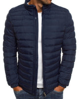Kuldam – Stilvolle Pufferjacke Mit Reißverschluss in Marineblau