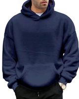 LYON – Der flauschige Unisex-Hoodie für den Herbst in Marineblau